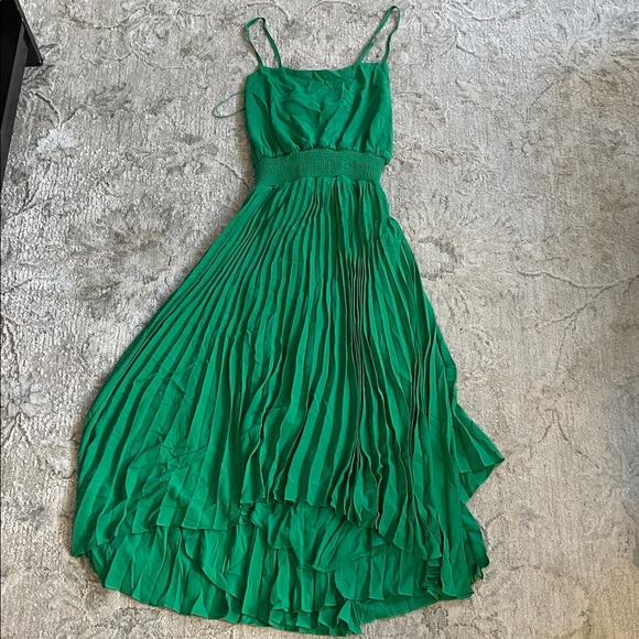 Halogen Vibrant Green Dress